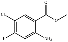 Methyl 2-aMino-5-chloro-4-fluorobenzoate Struktur