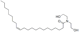 (Z)-N,N-bis(2-hydroxyethyl)docos-13-enamide Struktur