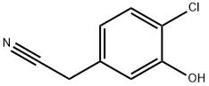 (4-CHLORO-3-HYDROXYPHENYL)ACETONITRILE Struktur