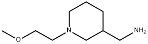 1-[1-(2-METHOXYETHYL)PIPERIDIN-3-YL]METHANAMINE Struktur