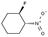 Cyclohexane, 1-fluoro-2-nitro-, trans- (9CI) Struktur