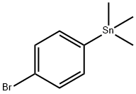 Trimethyl(p-bromophenyl)stannane Struktur