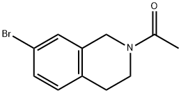 1-(7-BROMO-3,4-DIHYDROISOQUINOLIN-2(1H)-YL)ETHANONE Struktur