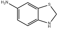 6-Benzothiazolamine,  2,3-dihydro- Struktur