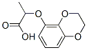 Propanoic  acid,  2-[(2,3-dihydro-1,4-benzodioxin-5-yl)oxy]- Struktur