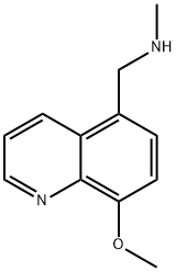 5-(METHYLAMINO)METHYL-8-METHOXYQUINOLINE Struktur