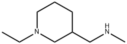 1-(1-ETHYLPIPERIDIN-3-YL)-N-METHYLMETHANAMINE Struktur