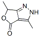 4H-Furo[3,4-c]pyrazol-4-one,  2,6-dihydro-3,6-dimethyl- Struktur