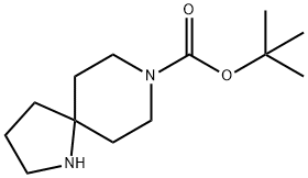 1,8-Diazaspiro[4.5]decane-8-carboxylic acid, 1,1-dimethylethyl ester Struktur