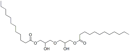 oxybis(2-hydroxypropane-3,1-diyl) dilaurate Struktur