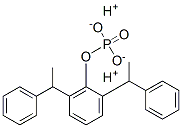 2,6-bis(1-phenylethyl)phenyl dihydrogenphosphate Struktur