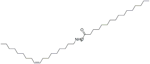 (Z)-octadec-9-enylammonium palmitate Struktur