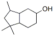 octahydro-1,1,3-trimethyl-1H-inden-5-ol Struktur