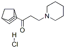 1-(bicyclo[2.2.1]hept-5-en-2-yl)-3-piperidinopropan-1-one hydrochloride Struktur