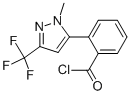 2-[1-METHYL-3-(TRIFLUOROMETHYL)-1H-PYRAZOL-5-YL]BENZOYL CHLORIDE Struktur