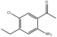 Ethanone,1-(2-amino-5-chloro-4-ethylphenyl)- Struktur