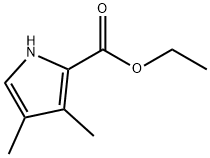 3,4-DIMETHYL-1H-PYRROLE-2-CARBOXYLIC ACID ETHYL ESTER Struktur