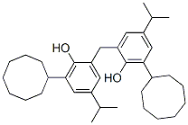 2,2'-methylenebis[6-cyclooctyl-4-isopropylphenol] Struktur