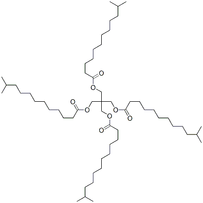 2,2-bis[[(1-oxoisotridecyl)oxy]methyl]propane-1,3-diyl bisisotridecanoate Struktur