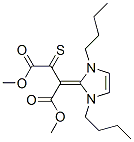 2-(1,3-DIBUTYL-1,3-DIHYDRO-IMIDAZOL-2-YLIDENE)-3-THIOXO-SUCCINIC ACID DIMETHYL ESTER Struktur