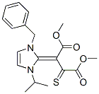 (Z)-DIMETHYL 2-(1-BENZYL-3-ISOPROPYL-1H-IMIDAZOL-2(3H)-YLIDENE)-3-THIOXOSUCCINATE Struktur