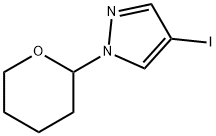 4-iodo-1-(tetrahydro-2H-pyran-2-yl)-1H-pyrazole Struktur