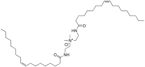 dimethylbis[2-(oleoylamino)ethyl]ammonium chloride Struktur