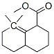 methyl octahydro-8,8-dimethyl-1-naphthoate  Struktur