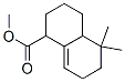 methyl octahydro-5,5-dimethyl-1-naphthoate  Struktur