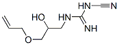 N-cyano-N'-[2-hydroxy-3-(allyloxy)propyl]guanidine Struktur