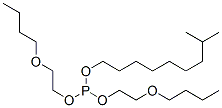 bis(2-butoxyethyl) isodecyl phosphite Struktur