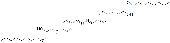 4-[2-hydroxy-3-(isononyloxy)propoxy]benzaldehyde [[4-[2-hydroxy-3-(isononyloxy)propoxy]phenyl]methylene]hydrazone Struktur