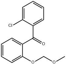 (2-CHLOROPHENYL)[2-(METHOXYMETHOXY)PHENYL]METHANONE Struktur