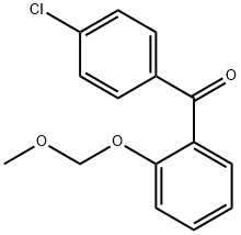 (4-CHLOROPHENYL)[2-(METHOXYMETHOXY)PHENYL]METHANONE Struktur