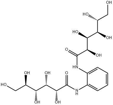 N,N'-o-phenylenebis-D-gluconamide Struktur