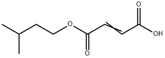 3-methylbutyl hydrogen 2-butenedioate Struktur