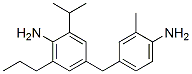 4-[(4-amino-m-tolyl)methyl]-2-isopropyl-6-propylaniline Struktur