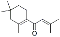 3-methyl-1-(2,4,4-trimethylcyclohexen-1-yl)-2-buten-1-one Struktur