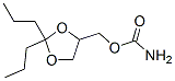 (2,2-dipropyl-1,3-dioxolan-4-yl)methyl carbamate Struktur