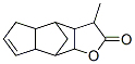 3,3a,4,4a,5,7a,8,8a-octahydro-3-methyl-4,8-methano-2H-indeno[5,6-b]furan-2-one Struktur