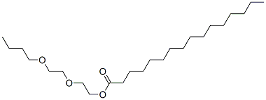 2-(2-butoxyethoxy)ethyl palmitate Struktur