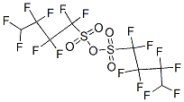 1,1,2,2,3,3,4,4-octafluorobutane-1-sulphonic anhydride Struktur