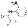 difluoro(N-phenylacetamide-O)boron Struktur