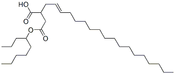 4-nonyl hydrogen 2-octadecenylsuccinate Struktur