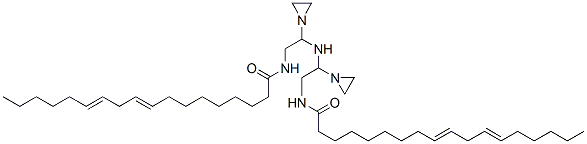 N,N'-[iminobis(ethane-1,2-diyliminoethane-1,2-diyl)]bis(octadeca-9,12-dien-1-amide) Struktur