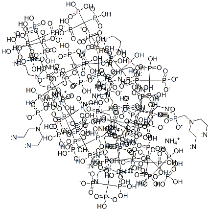 nonaammonium hydrogen [[(phosphonatomethyl)imino]bis[ethane-2,1-diylnitrilobis(methylene)]]tetrakisphosphonate Struktur