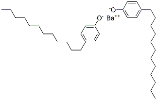 barium 4-dodecylphenolate  Struktur