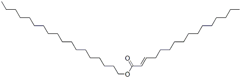 octadecyl hexadecenoate Struktur