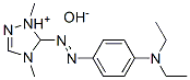 5-[[4-(diethylamino)phenyl]azo]-1,4-dimethyl-1H-1,2,4-triazolium hydroxide Struktur