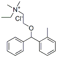 ethyldimethyl[2-[(2-methylphenyl)phenylmethoxy]ethyl]ammonium chloride Struktur